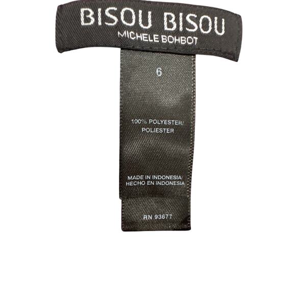 Bisou Bisou Vintage Camisole Fairy Mermaidcore -Sz 6-Satin Lace Beaded Top Y2K - Picture 3 of 5